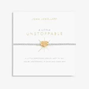 Unstoppable Silver And Gold 17.5cm Stretch Bracelet 6074