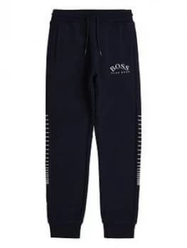 Hugo Boss Metallic Logo Sweatpants Navy Size 6 Years Kids