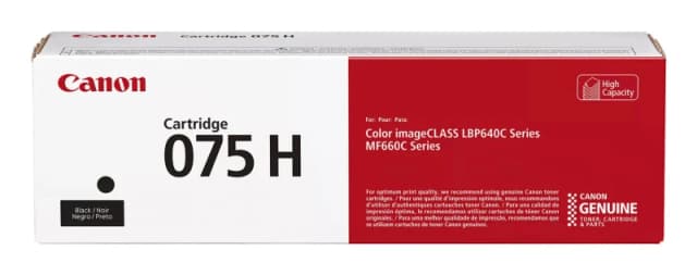 Canon 075H Black High Capacity Toner Cartridge - 6369C002 (Original)