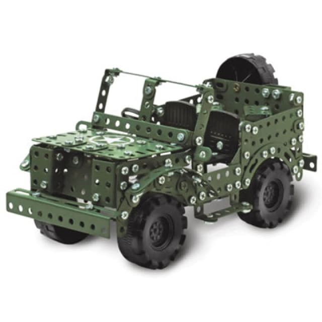 Coach House Partners Army Jeep Metal Construction Set (392 Pieces)