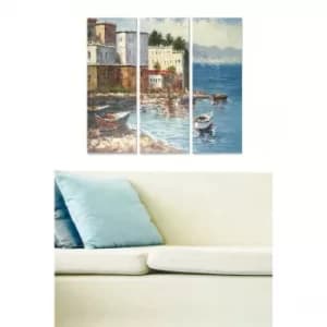 MDFDSCF7605 Multicolor Decorative MDF Painting (3 Pieces)