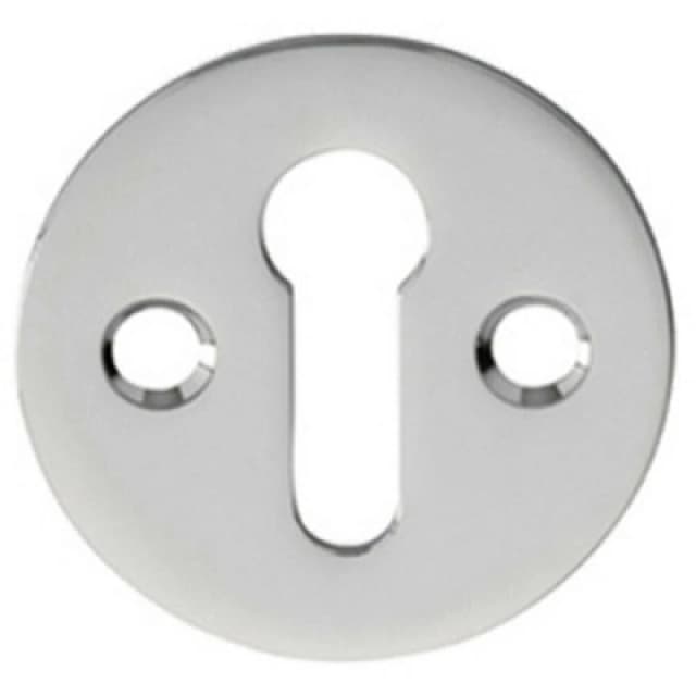 Loops 31mm Keyhole Profile Round Escutcheon 18mm Fixing Centres Polished Chrome Multi unisex