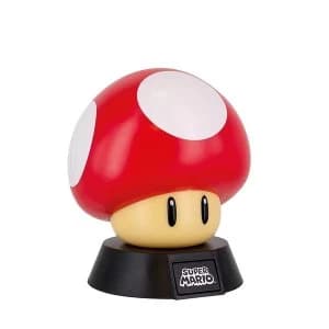Red Level-Up Mushroom (Super Mario Bros) 3D Character Light