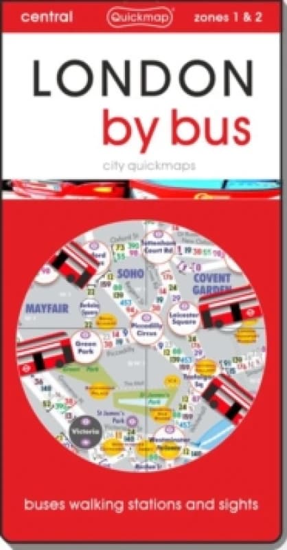 London by Bus : Map guide of What to see & How to get there Sheet map, folded