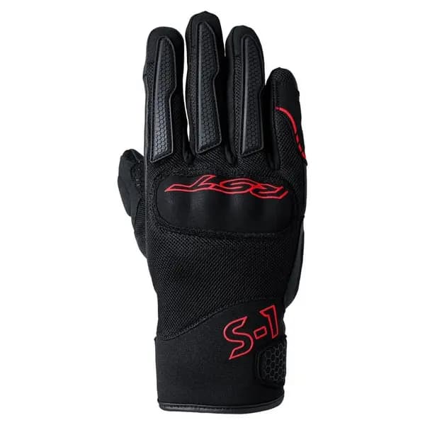 RST S1 Mesh Gloves Black Grey Red Size 8
