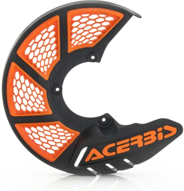 0021846.313 - Acerbis X-Brake 2.0 Front Vented Disc Cover - Black/ Orange 0021846.313