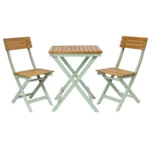Charles Bentley Kingston Bistro Set - Green
