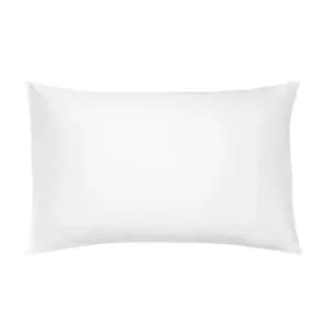 Fable Brushed Cotton Pair of Standard Pillowcases, White
