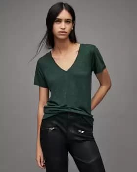 AllSaints Emelyn Shimmer T-Shirt