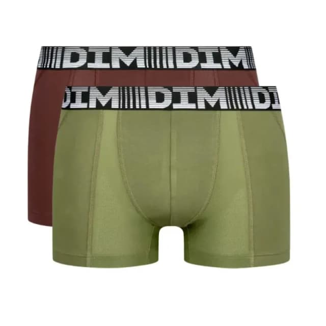 Dim Pack of 2 3D Flex Air Hipsters Brown+Khaki Men S;M;L