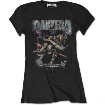Pantera - Vintage Rider Ladies XX-Large T-Shirt - Black