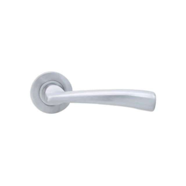 Spira Brass Leygo Lever Door Handle Satin Chrome