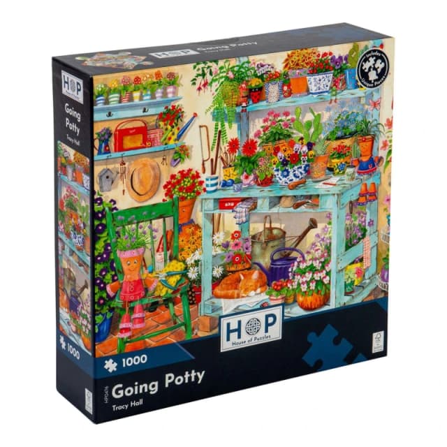 The House Of Puzzles Going Potty, 1000 Piece Jigsaw Puzzle Multi unisex