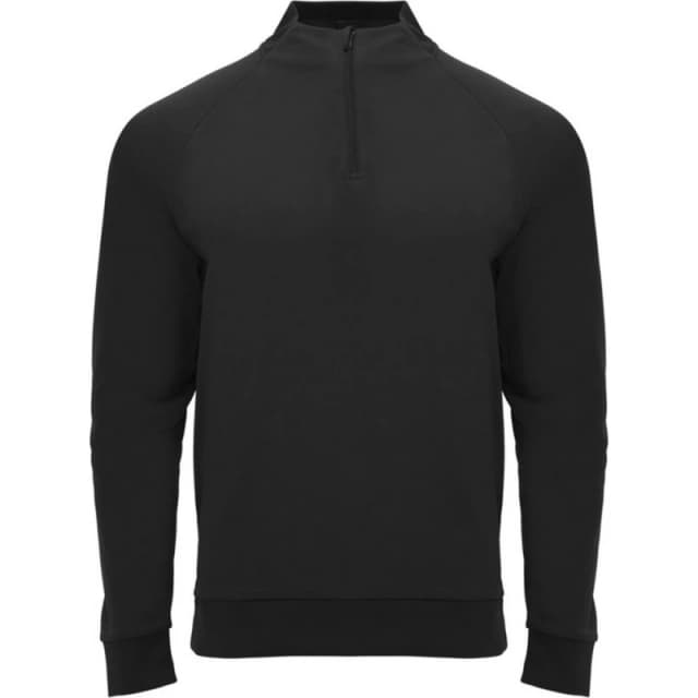 ROLY Epiro Quarter Zip Long-Sleeved Sweatshirt in Black Size: 4 Years Black Unisex 4 Years