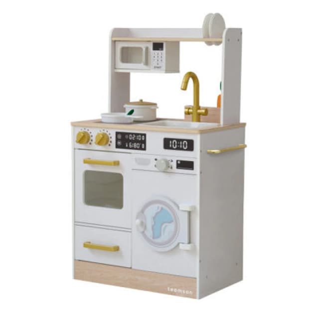 Teamson Kids - Little Chef Lake Tahoe Master Play Kitchen - White T-PK-0031-00C