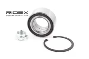 RIDEX Wheel bearing kit BMW 654W0301 33411123416,33411129099,33411132565 33411138648,33416762317,33416762321,33416762322,33417749628,7903066105,372444