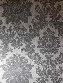 Arthouse Foil Damask Silver Wallpaper