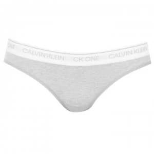 Calvin Klein ONE Cotton Bikini Briefs - Grey