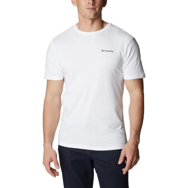 Columbia Barton Regular Fit T-Shirt Mens White male Small