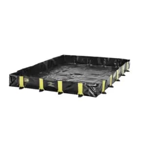 RIGID-LOCK QUICKBERM, DIMS. 6'W x 8'L x 12"H, CAP. 355 GALS.