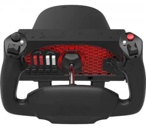 HONEYCOMB Alpha Yoke & Switch Panel Flight Controls - Black & Red, Black