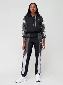 adidas Sportswear Game Time Tracksuit - Black Size M Women