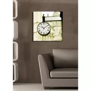 4545CS-40 Multicolor Decorative Canvas Wall Clock