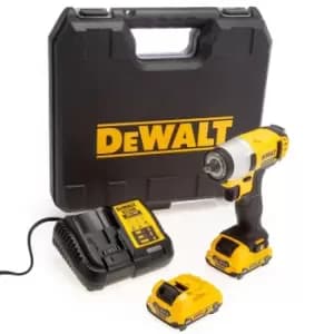 DEWALT DCF813D2 12V XR Impact Wrench (2 x 2.0AH Batteries) in Case