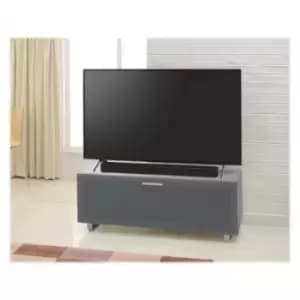 SOR-1200-GRY Sorento 1200mm Glass Top AV Stand - Grey