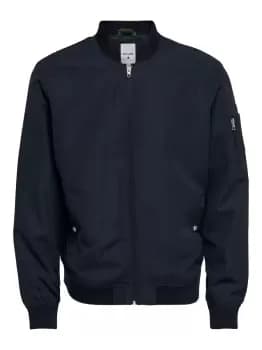 ONLY & SONS Bomber Jacket Men Blue