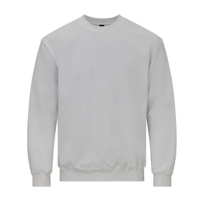 Gildan Mens Plain White Sweatshirt Size: XL White Male XL