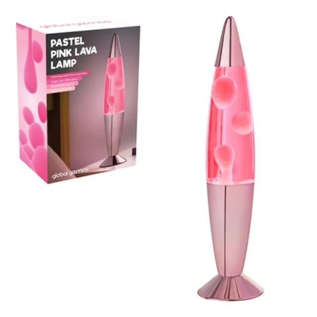 GLOBAL GIZMOS 48879 16" Lava Lamp - Pink 5025301488796