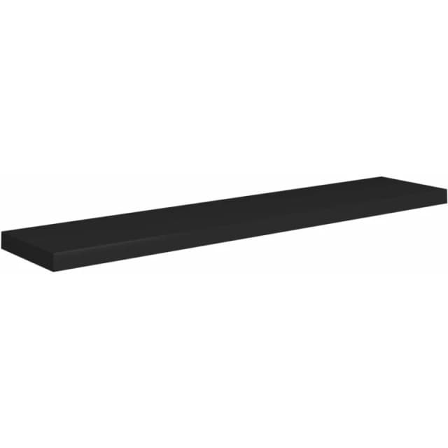 VIDAXL Floating Wall Shelf Black 120x23.5x3.8cm mdf Vidaxl 8720286074725