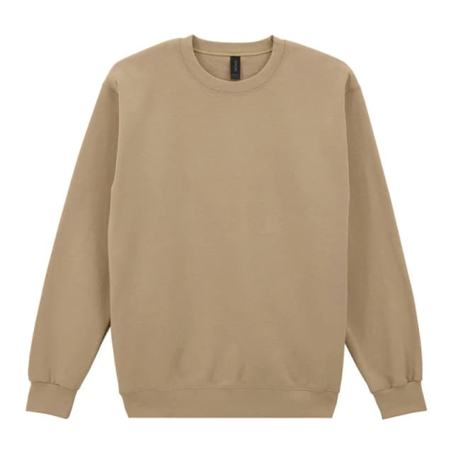 Gildan Mens Hammer Maxweight Sweatshirt in Tan Size: Small Tan Male S