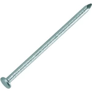 Wickes 75mm Galvanised Round Wire Nails - 400g