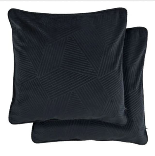 Deco Collection Soft Velvet Geometric Cushion Cover
