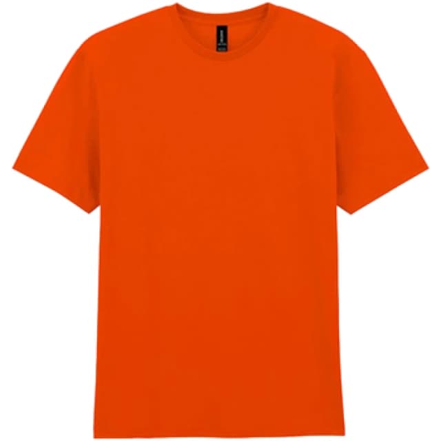 Gildan Mens Cotton Lightweight T-Shirt in Orange Size: Small Orange Male S