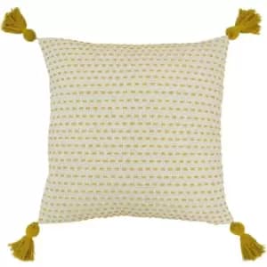 Furn Ezra Cushion Cover (One Size) (Ochre Yellow) - Ochre Yellow