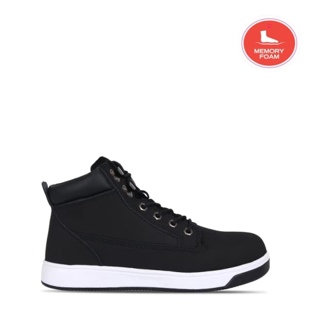 Dunlop Nebraska Steel Toe Cap Boots Mens Black/White male 7 (41)