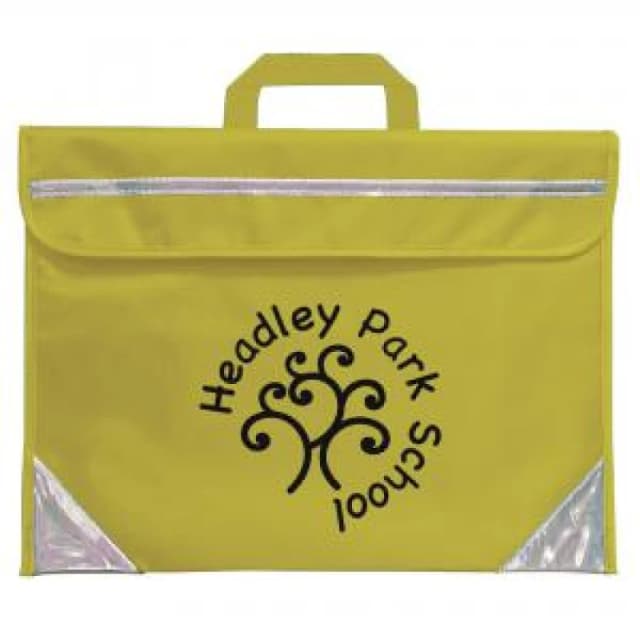 Duo Unprinted Book Bag Yellow