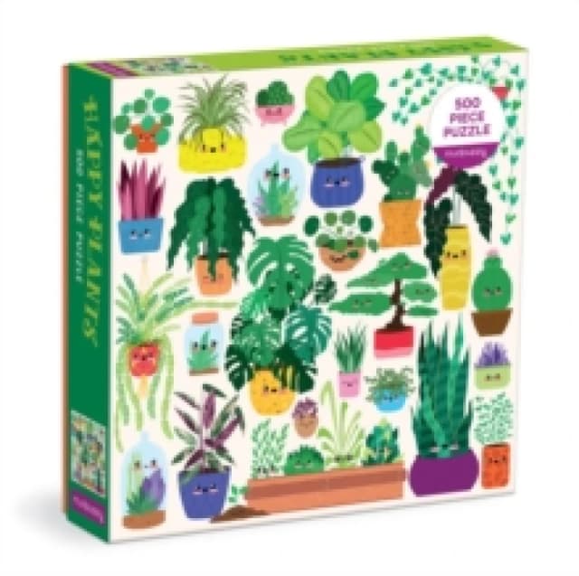 Happy Plants 500 Piece Family Puzzle Jigsaw