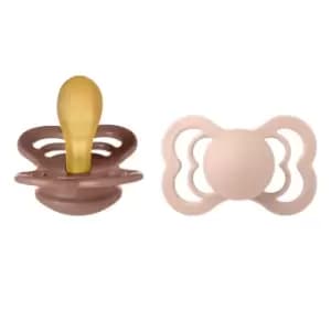 BIBS Supreme 2 Pack Latex Size 2 Woodchuck/Blush 2 pcs