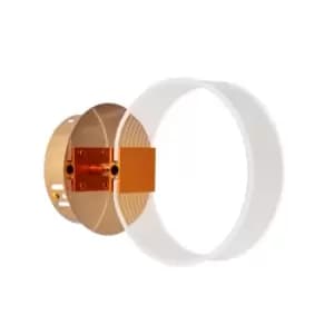 Alicante Integrated LED Wall Lamp Gold 12cm