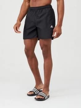 Adidas Solid Swim Shorts - Black