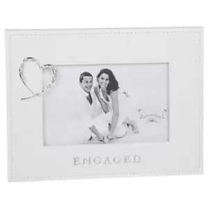 Diamante Heart Engaged Frame 6x4