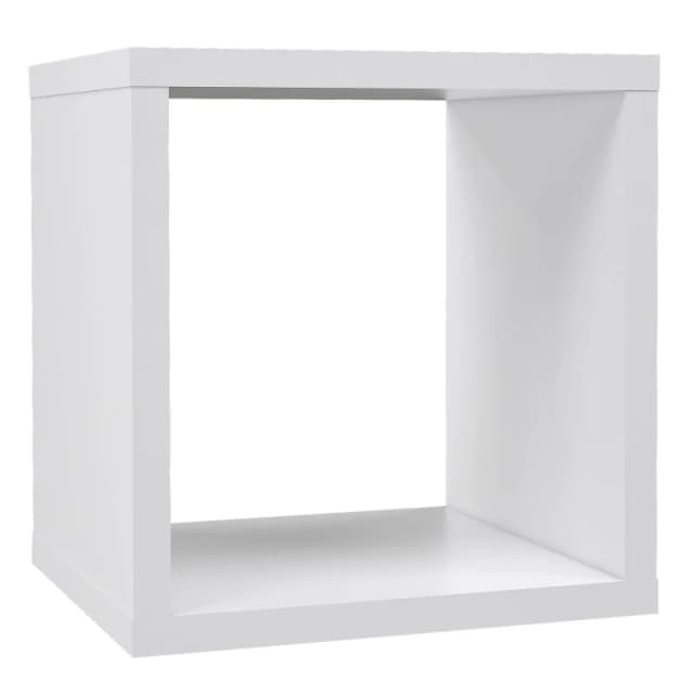 Furniture To Go Mauro Singular Storage Unit in Off-White Off-White Unisex
