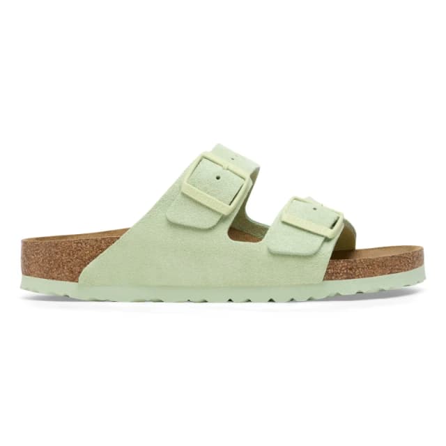 Birkenstock Sandals Birkenstock Arizona Suede Leather Vert Unisex 36