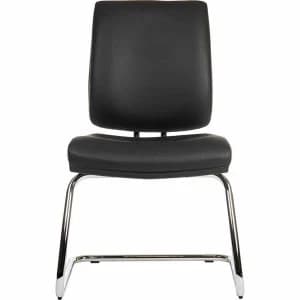 Teknik Office Ergo Deluxe PU Visitor Chair, Black