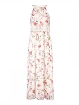 Adrianna Papell Bonita Oasis Halter Maxi Dress Multi Bright