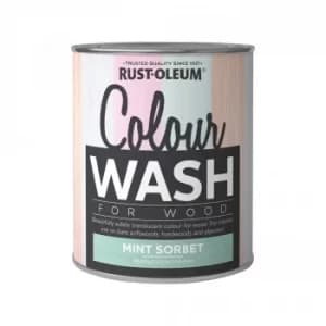 Rust-Oleum Mint Sorbet Colour Wash Paint 750ml Mint
